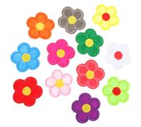 Homoyoyo 12 piezas Parches Bordados Termoadhesivos para Coser para Reparación y Decoración de Chaquetas Ropa Mochilas y Accesorios DIY