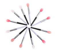 Homoyoyo 12 piezas Pinceles de Silicona para Labios Aplicador de Máscara y Lápiz Labial Reutilizable para Mujeres y Viajes de Mezcla de Colores