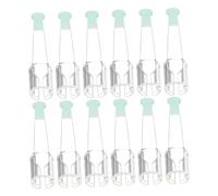 Homoyoyo 12 Piezas Puntas de Silicona para Cucharilla de Cera de Oído Reemplazo Suave y Reutilizable Accesorio Seguro para Adolescentes y Adultos Limpieza de Cera Seca y Húmeda