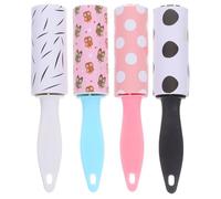 Homoyoyo 12 Piezas Rodillos Quitapelusas Portátiles con Mango Mini Removedores Adhesivos para Pelo de Mascotas Ropa Sofá Alfombra y Eliminación de Pelusa Diaria