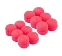 Homoyoyo 12 piezas Rollores de Esponja para Cabello de Creativo Herramienta para Sin Daño Color Rojo Accesorios de Peluquería