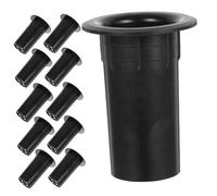 Homoyoyo 12 Piezas Tubo de Salida para Subwoofer de Plástico Accesorio de Reemplazo para Carcasa de Altavoces Fácil Instalación Resistente y Duradero Compatible con Sistemas de Audio de