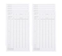 Homoyoyo 12 Tarjetas de Puntuación para Golf en Papel Resistente, Tamaño Estándar, Portátil para Competencias y Uso al Aire Libre en Deportes de Golf