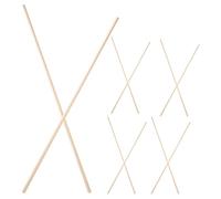 Homoyoyo 12 Tiras de Molduras Decorativas Triangulares de Madera para Ventana de 8 Mm de Lado, 50 Cm de Largo, 12 Piezas para Bricolaje, Decoración de Ventanas y Moldura para Mosquitero