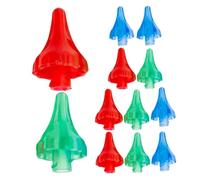 Homoyoyo 12piezas Boquilla De Limpieza De Oídos Suave De Puntas De Lavado Reutilizables Portátiles Para Viajes y Uso Casa Kit De Lavado De Cerumen Para Adultos