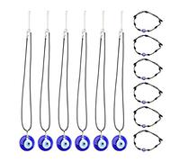 Homoyoyo 12Piezas Evil Eye Bracelets For Adjustable Cord Jewelry For And Boys Turkish Eye Charm Lightweight And Comfortable Wear Present For Any Occasion
