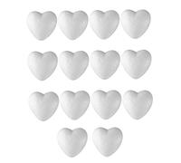 Homoyoyo 14 piezas de Espuma para Manualidades DIY de Espuma para Decoración de Bodas Accesorios Blancos para Proyectos de San Valentín