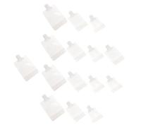 Homoyoyo 15 Bolsas Vacías para Loción y Champú de Viaje, Material Sub-pet y Pe, Capacidad de 30ml a 100ml, Diseño Especial Fácil de Limpiar y Conveniente