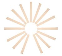 Homoyoyo 15 Piezas Palitos de Madera para Pintura Paletas Resistentes para Mezcla Uniforme Proyectos DIY Marcadores de Jardín y Mezcla de Resina Varillas de Madera