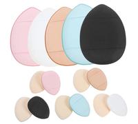 Homoyoyo 15 piezas Unidades Esponjas Maquillaje Pequeñas Aplicador Polvos Sueltos Esponja para Base y Corrector Puff Dedo para Tipo Reutilizable y Fácil Limpieza