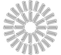 Homoyoyo 150 Resortes de Compresión para Impresora 3d Cama Caliente Extrusor, Muelles de Acero al Carbono Niquelado, Kit de 150 Piezas para Nivelación y Mantenimiento Estable