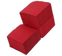 Homoyoyo 150 Servilletas de Papel Rojas Desechables para Mesa de Comedor, Cómodas y Elegantes, Ideales para Restaurantes Occidentales y Cenas Obsequios