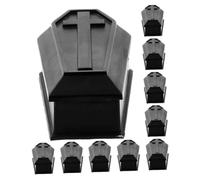 Homoyoyo 16 Piezas Mini Cajas Ataúd de Halloween Accesorios Decorativos de Resistentes y Portátiles para Bromas y Ambientación Espeluznante Fiestas Temáticas