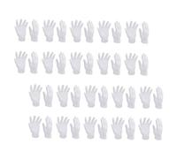 Homoyoyo 16pares Guantes De Algodón Elásticos y Lavables Para Joyería y Cuidado De Manos Confortables y Transpirables Ajustado Para Uso Diario