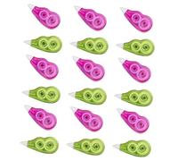 Homoyoyo 18 piezas Cinta Correctora para Estudiantes Colores Surtidos Cinta de Corrección Práctica y Portátil para Material Escolar Papelería Fácil de Usar y Escribir sobre Color Aleatorio