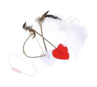 Homoyoyo 1juego Diadema Alas De Ángel para Bebés Accesorios De Fotografía De Recién Nacido Disfraz De Cupido para Festivales y Sesiones Fotográficas