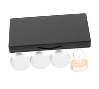 Homoyoyo 1Juego Paleta de Sombras de Ojos Vacía con Pans Espejo Conjunto de Paleta de Maquillaje Reutilizable para Sombra de Ojos Rubor y Cosméticos para y DIY