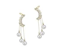 Homoyoyo 1Par Pendientes de Clip Oído Borlas Joyería de Oreja No Perforada Mujeres Accesorio