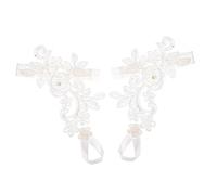 Homoyoyo 1par Tobillera De Encaje Para Mujer De Cadena De Tobillo Romántica Para Bodas Joyería Para Novias Decoración De Pies