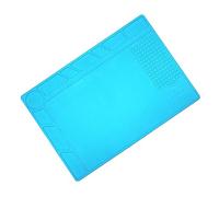 Homoyoyo 1pieza Alfombrilla De Reparación De Silicona Plataforma Portátil para Trabajos De Soldadura y Mantenimiento De Teléfonos y Computadoras Fácil De Limpiar y Organizar