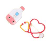 Homoyoyo 2 Broches De Enfermera, Alfileres De Solapa Para La Semana Del Médico, Insignias Para Sombreros, Día Internacional De La Enfermera, Joyas Decorativas Para Bolsos, Niñas,