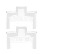 Homoyoyo 2 Fundas Protectoras para Aguja de Tocadiscos 3600l, Accesorio Plástico para Cartuchos de Vinilo, Tapa Protectora para Aguja de Plato Giratorio, Paquete de 2 Unidades, Uso