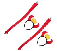 Homoyoyo 2 juegos Diadema Halloween Cuernos Diabólicos Rojos Creativos con Orejas y para Fiestas Disfraces Cosplay Mujeres