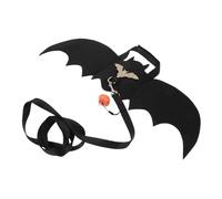 Homoyoyo 2 Juegos Disfraz de Murciélago para Mascotas con Campanas Ajustables Alas para Gato y Perro Pequeño Accesorio de Halloween para Fiestas y Disfraces Festivos