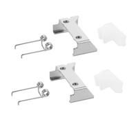 Homoyoyo 2 Juegos Electric Hair Trimmer Replacement Parts Lightweight Plastic Swing Head Fixed Guide Block With Springs Easy To Install Maintain For Salon