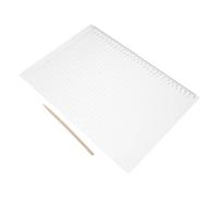 Homoyoyo 2 Juegos Regla Plantilla Espaciado Regla Plástica Transparente Multifuncional para Exámenes Escritura Caligrafía y Cuadernos