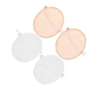 Homoyoyo 2 Pares Almohadillas Absorbentes Sudor de Axilas, Tamaño Pequeño, Correas Ajustables, Bloqueo Eficaz de Sudor Femenino, Uso para Verano y Viaje