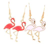 Homoyoyo 2 Pares Aretes boho para oro lágrima pendientes de gancho aretes de declaración aretes con motivo de animales pendientes creativos niñas pendientes Aleación de zinc