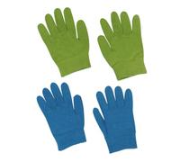 Homoyoyo 2 pares Guantes Elásticos Hidratantes de Gel para Cuidado de Manos Verde y Azul Suavizantes y Nutritivos para Piel Seca y Agrietada
