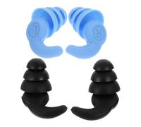 Homoyoyo 2 Pares Para Los Con Cancelación De Ruido Para Los De Avión Reducción Adulto Para Los Para Concierto Enchufe De Oído Pequeño Gel De Sílice