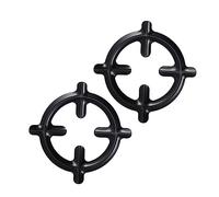 Homoyoyo 2 Pcs Portacafeteras Soporte para Estufa de Gas Hierro Resistente Antióxido para Ollas Pequeñas y Cafeteras Adecuado para Restaurantes y Cafeterías