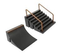 Homoyoyo 2 Piezas Accesorios para Patinetas De Dedo - Mini Patinetas De Plástico para - Ideal para Kits De Parque De Skate y Rampas Diversión En Color