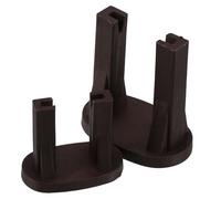 Homoyoyo 2 Piezas Base de Rueda de Agua Base de Modelo Pequeño de Plástico Fácil de Limpiar Resistente al Vuelco para Rueda de Feng Shui y Fuente para Paisajismo DIY y Decoración de Mesa