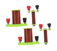 Homoyoyo 2 Piezas Bobinas primarias y secundarias. bobina secundaria primaria experimento bobina de cobre kits de ciencia para adolescentes bobina de inducción física Metal Verde claro