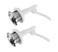 Homoyoyo 2 piezas Botones de Descarga para Tanque de Inodoro Pulsadores para Reparación y Reemplazo de Mecanismos de Descarga