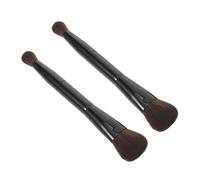 Homoyoyo 2 Piezas Brocha de Maquillaje Multiusos Brocha Pequeña para Polvos Herramienta de Maquillaje para Difuminar Sombras de Ojos Profesional para Corrector Cejas y Delineador