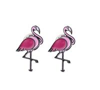 Homoyoyo 2 Piezas Broches De Flamenco Coloridos - Insignias De Aleación Para Ropa y Accesorios - Perfectos Para Bufandas y Bolsas Tropicales Para Fiestas y Eventos