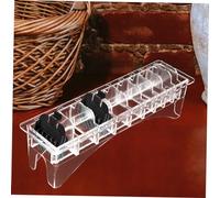 Homoyoyo 2 piezas Caja Almacenamiento Peines Guía de Resistente Organizador para Barbería Soporte Estable para Peines Posicionadores de Cabello Diseño Compacto y Duradero para Salón