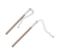 Homoyoyo 2 Piezas Clip de Billete de de Metal Clips Delgado con bisagras para Titular de Dinero Clip de Resorte de la Cartera Clip de Dinero de Billetera aleación Plata