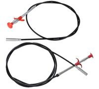 Homoyoyo 2 Piezas Colector de Pelo de Drenaje, Herramienta de Dragado de Fregadero Garra, Pp y Acero, Flexible, para Desagües y Coladores, Cocina y Hogar