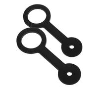 Homoyoyo 2 Piezas Correa de Puerta de Ducha para Rv Latch de Silicona Durable Instalación Accesorios para Autocaravanas para Remolques y