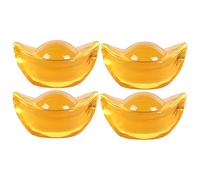 Homoyoyo 2 Piezas De Adornos De Natural para Decoración De Escritorio - Ideal para Feng Shui y Exhibición En - Color Amarillo Tamaño
