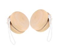 Homoyoyo 2 Piezas De Adornos Y Decoraciones Brújula Recuerdos De Fiesta para Bolas De Madera Yo-Yo Profesional De Madera Color Caqui