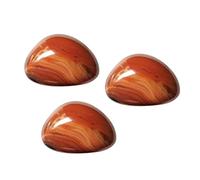 Homoyoyo 2 Piezas de Piedra de Ágata Natural Sardonyx Marrón Irregular Bandas para Relajación y Sanación, Ideales para Manualidades y Joyería