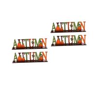 Homoyoyo 2 Piezas Decoración De con y Diseño De Calabaza para Thanksgiving - Adornos Coloridos De Festival Centro De Mesa y