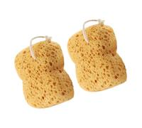 Homoyoyo 2 Piezas Esponja de Baño Natural Esponja Exfoliante Corporal de Panal para Ducha y Baño para Gel de Ducha y Exfoliación Suave de Marina para Mujeres y Hombres